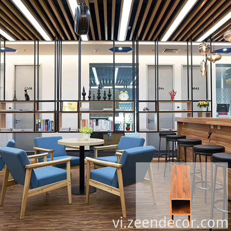 Trần WPC/WPC Trần ngoài trời/PVC Square bên ngoài gỗ/trần nhà vách ngăn WPC/Modern Nội thất TTile/PVC Phim Trần/Thiết kế Trần không WPC Ceiling/WPC Outdoor Ceiling/PVC Square Exterior Timber Tube/WPC Baffle Ceilings/Modern Interior Ttile Ceilings/PVC Film Ceiling/Design Baffle Ceiling/Wood Plastic Composite Ceiling